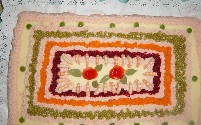 Bolo de festa salgado