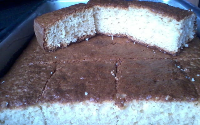 bolo de baunilha no liquidificador