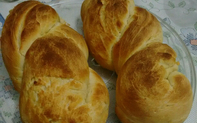 Pão caseiro simples (pão sovado)