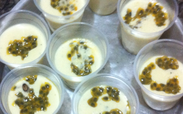 Mousse de maracujá da mamãe