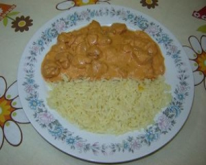 Estrogonofe vegetariano