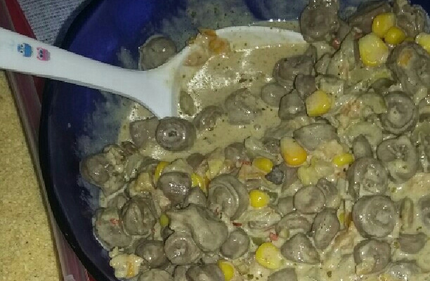 Coração de frango diferente