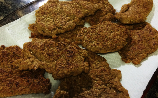 Hambúrguer de aveia vegano