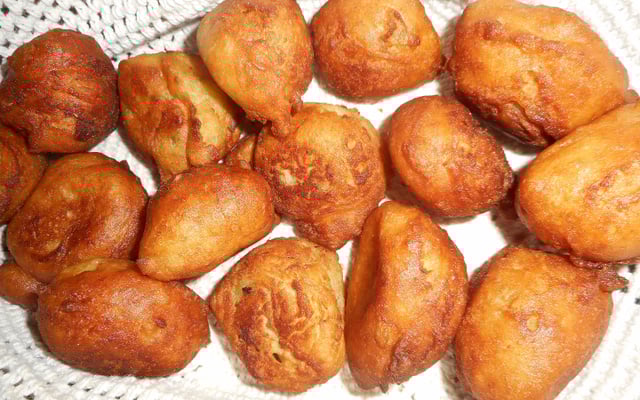 Bolinho frito de batata-doce