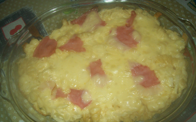 Macarrão com molho branco