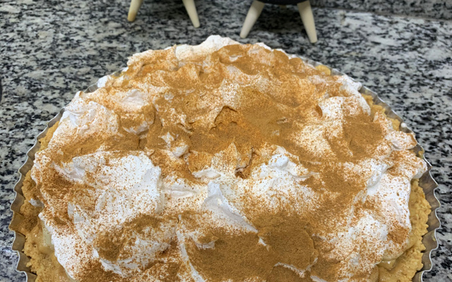 Torta de banana banoffee