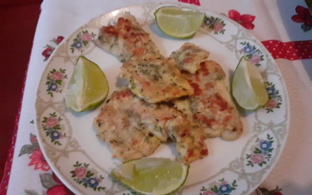 Polaca empanada de frigideira