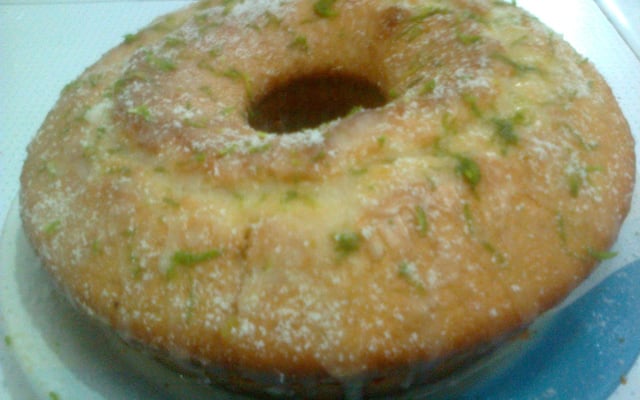 Bolo de limão de liquidificador