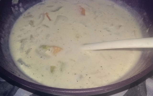 Sopa de legumes com cream cheese light