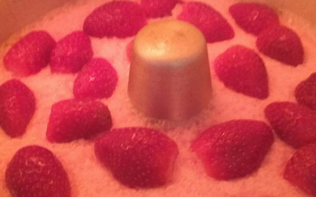 Falso mousse de morango (delicioso)