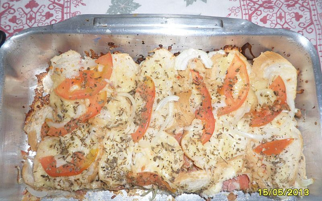 Pizza de pão francês