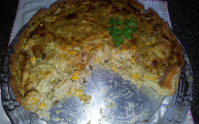 Torta de palmito da juçara