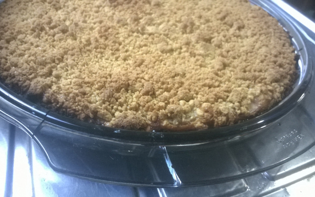 Torta de banana com creme de pão