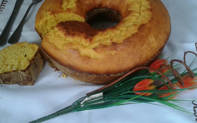 Bolo de milho molhadinho