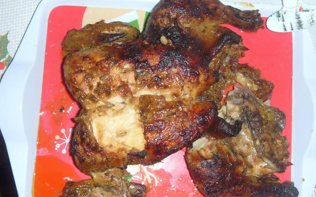 Frango atropelado em Sorocaba