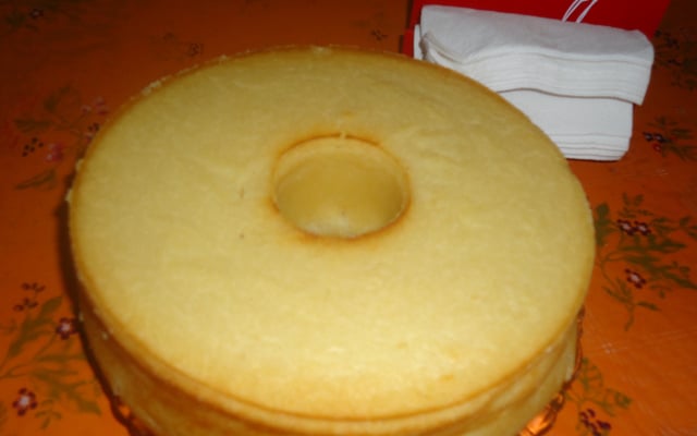 Bolo de macaxeira com leite de coco