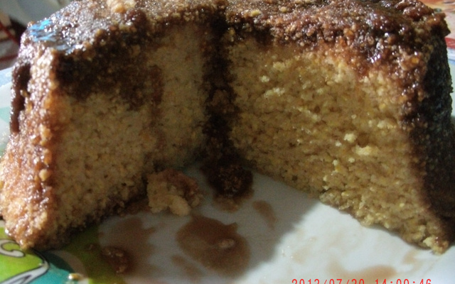 Bolo de fubá para microondas