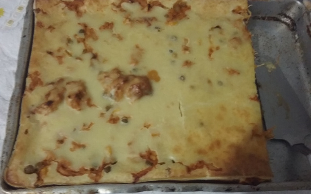 Torta de frango de liquidificador prática