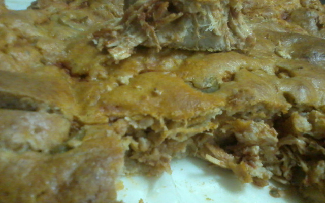 Torta de frango com farinha integral