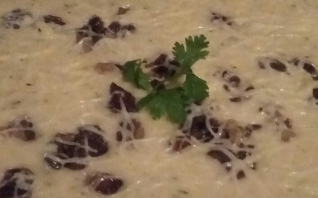 Sopa de macaxeira com charque