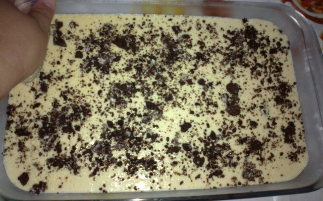 Mousse de pêssego com Negresco