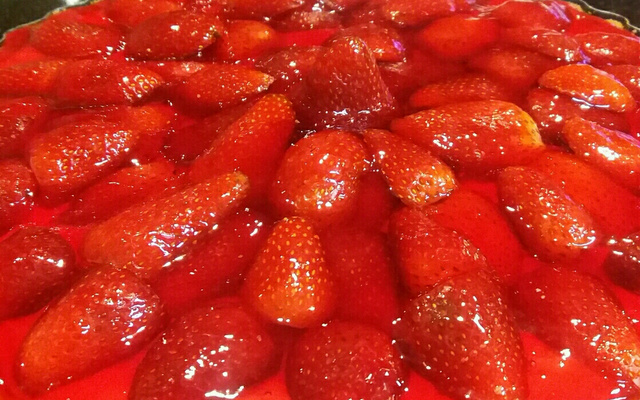 Torta gelada de morango