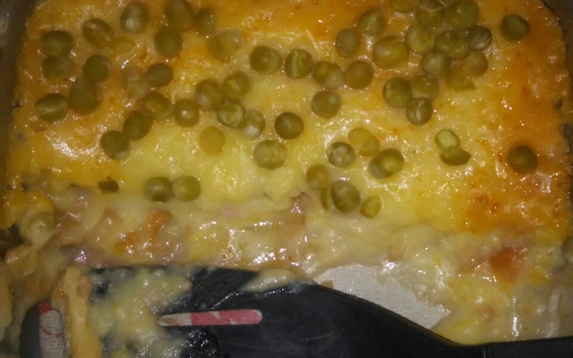 Escondidinho de carne moída do Junior