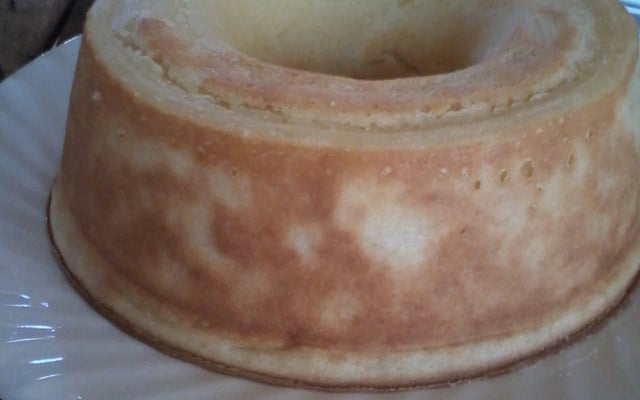 Bolo de carimã (mandioca puba)