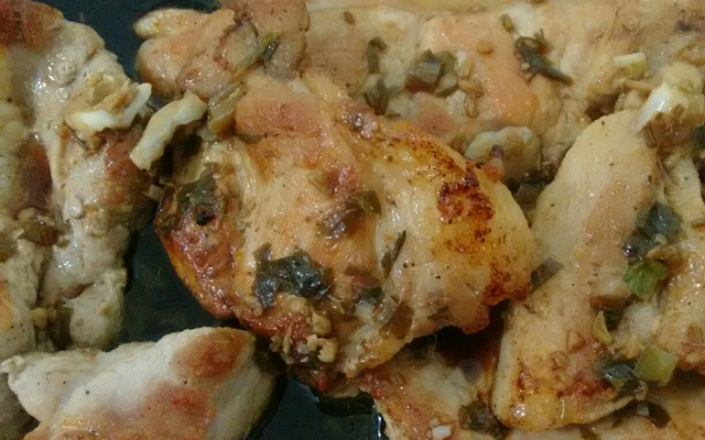 Filé de lombo ao molho de vinagre