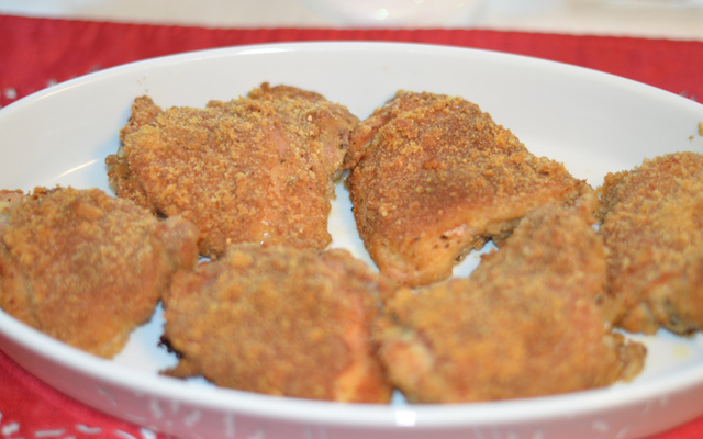 Coxa e sobrecoxa crocante