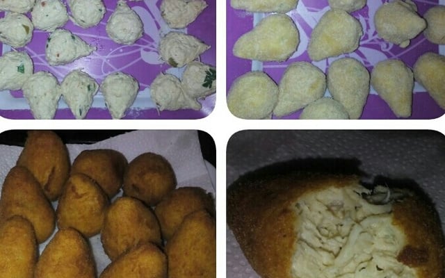 Coxinha sem massa