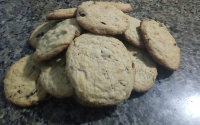 Cookies com pedaços de chocolate