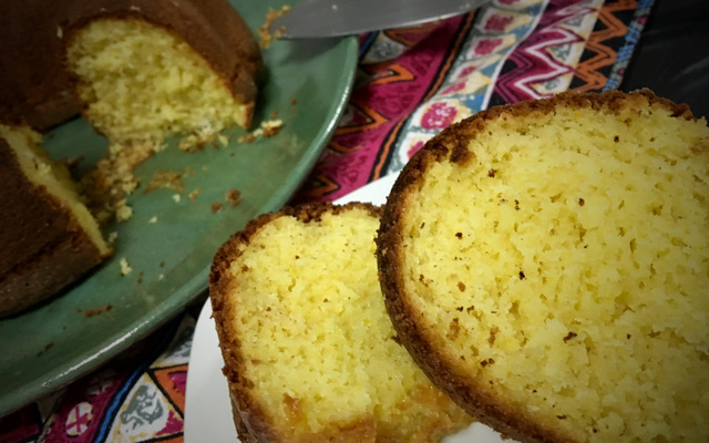 Bolo de milho fofinho