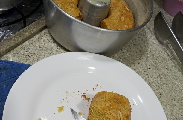 Bolo de flocão de milho