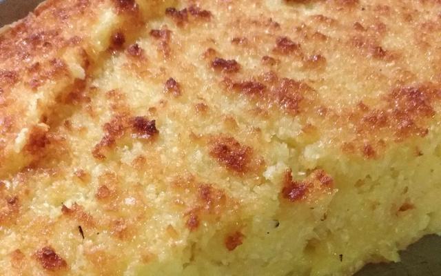 Bolo de aipim perfeito