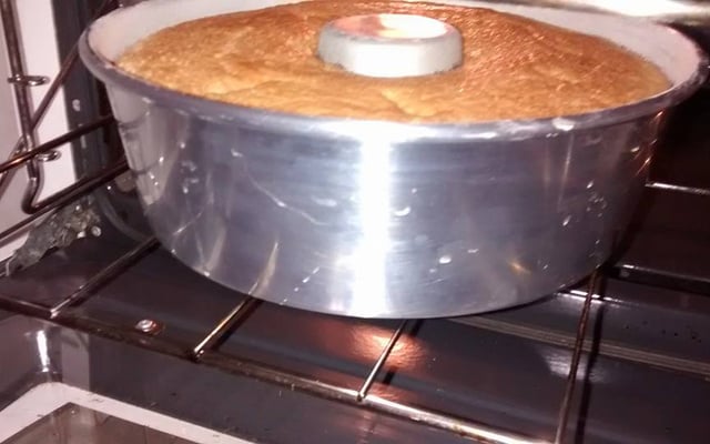 Bolo pão-de-ló de Laranjá