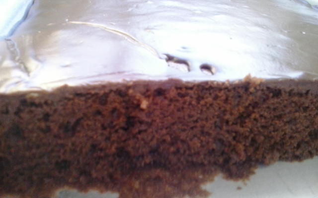 Cobertura de chocolate para bolo firme