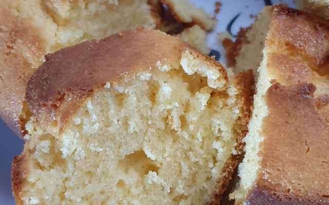 Bolo de fubá rápido