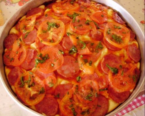 Torta de calabresa deliciosa