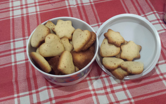 Biscoitos maisena amanteigado