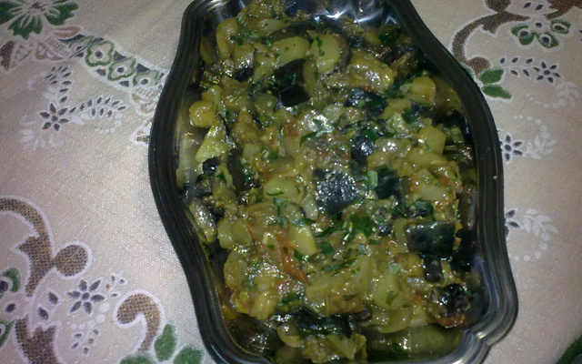 Berinjela com chuchu