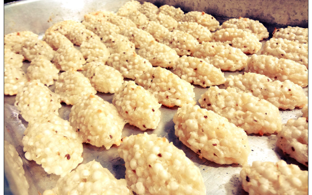 Bolinho de tapioca (sagu de milho)
