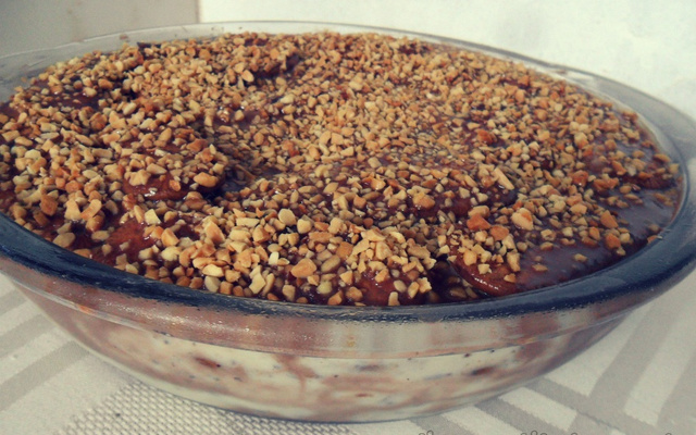 Pavê brasileirinho com brigadeiro