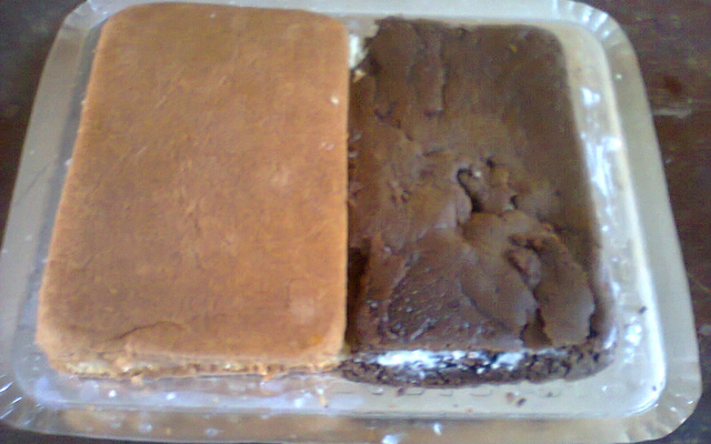 Bolo com dois recheios