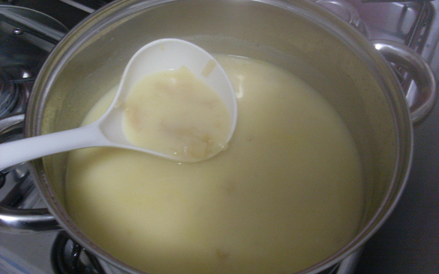 Sopa creme de aspargos