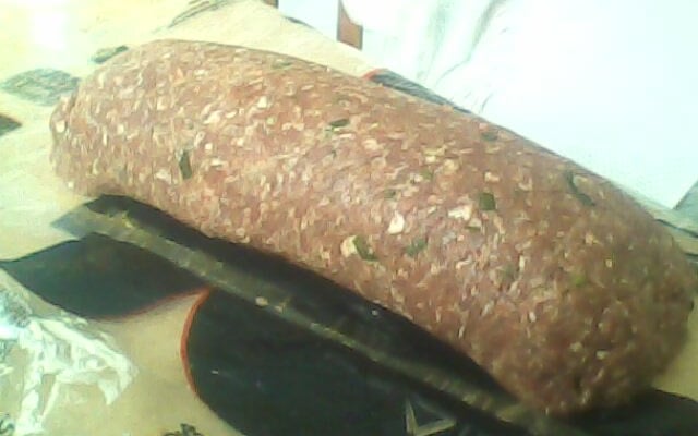 Rocambole de carne moída