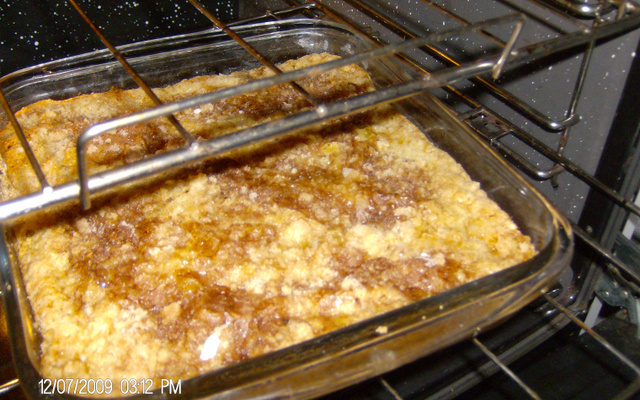 Torta de maçã crocante