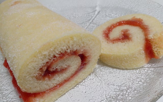 Rocambole de goiabada