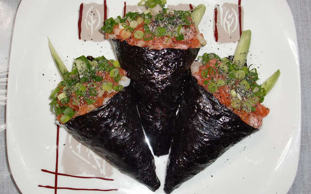 Temaki prático e fácil (cone)