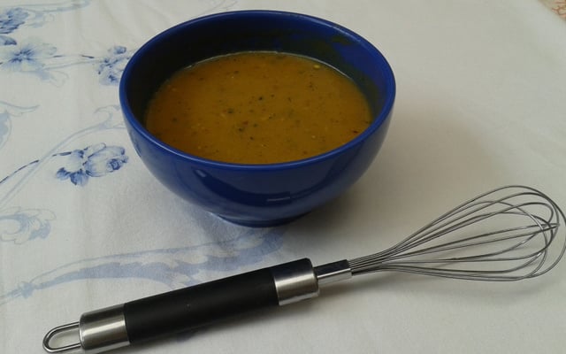 Molho de mostarda para saladas